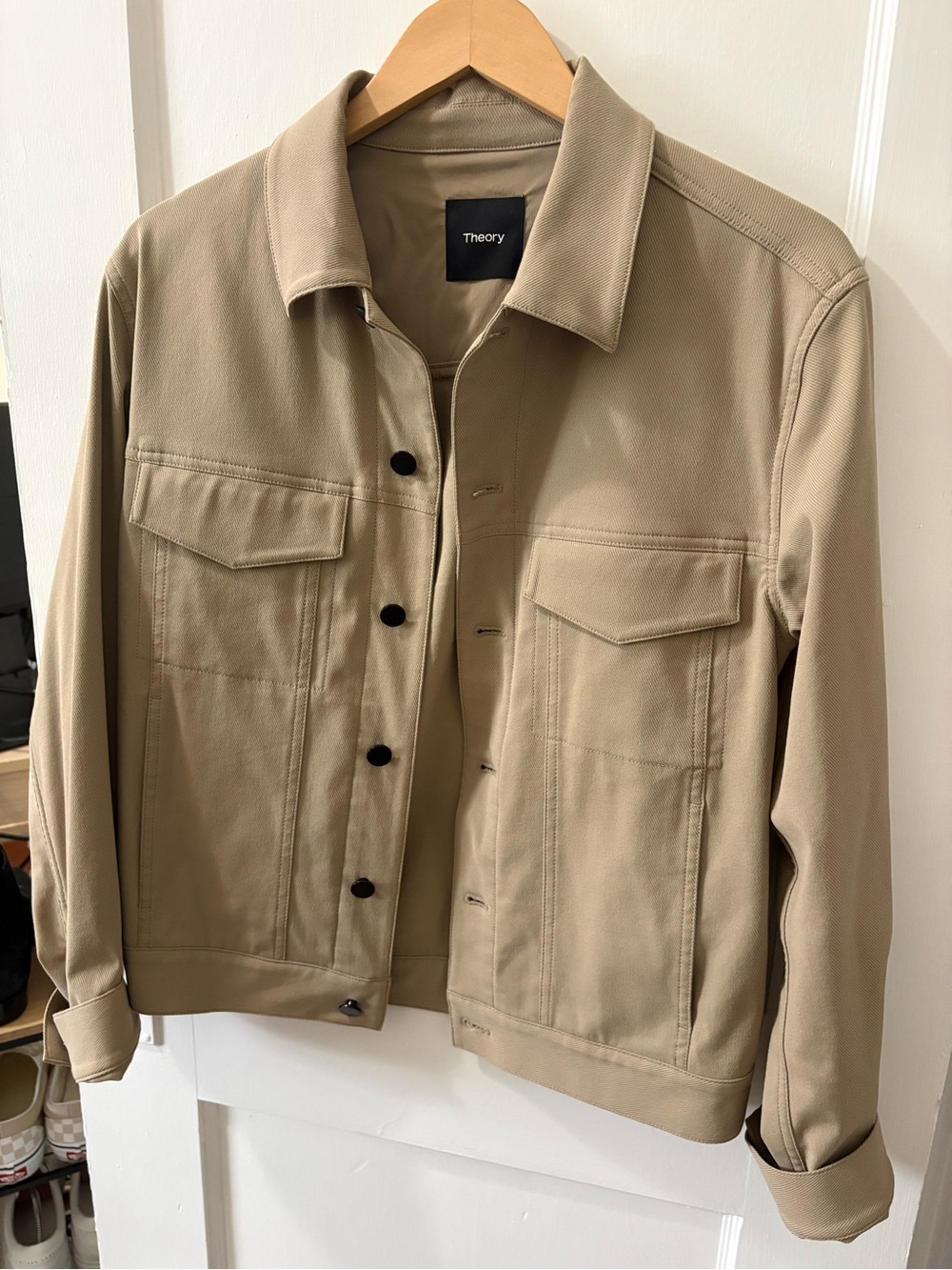 Theory Men's Khaki Utility Jacket